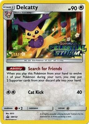 Delcatty - SM132 (Prerelease) [Staff]