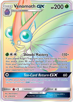 Venomoth GX (Secret)