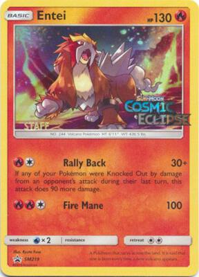 Entei - SM219 (Prerelease) [Staff]