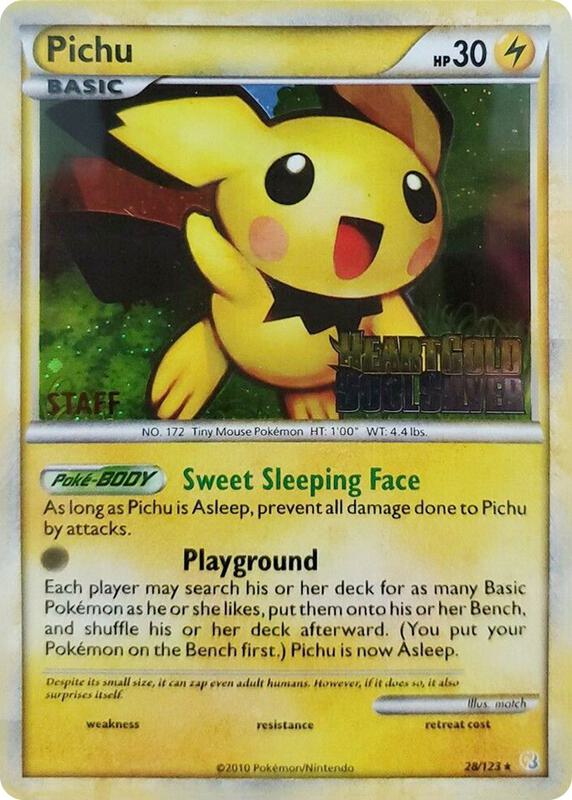 Pichu - 28/123 (Prerelease) [Staff]