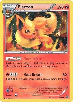 Flareon - 13/98 (Cosmos Holo)