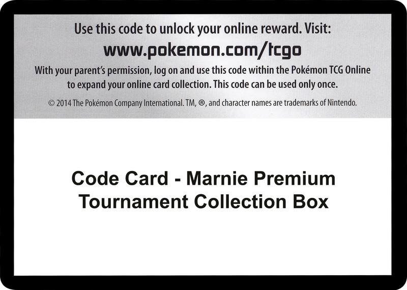 Code Card - Marnie Premium Tournament Collection Box