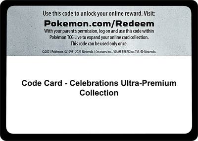 Code Card - Celebrations Ultra-Premium Collection