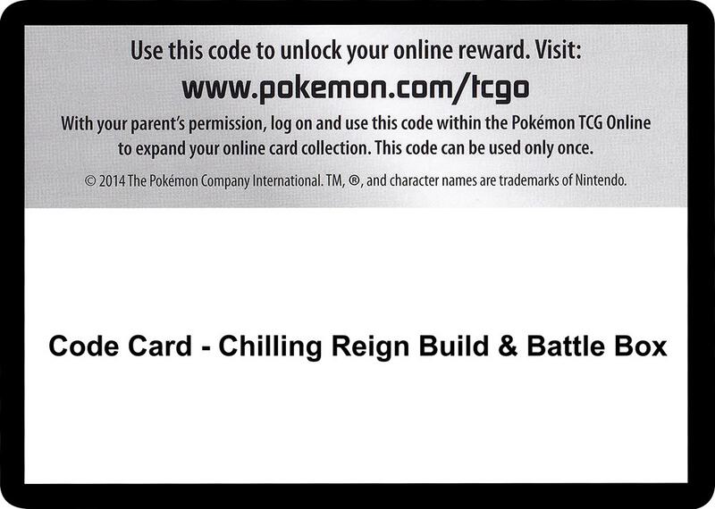 Code Card - Chilling Reign Build & Battle Box
