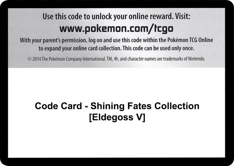 Code Card - Shining Fates Collection [Eldegoss V]