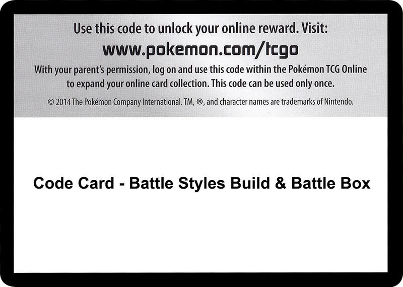 Code Card - Battle Styles Build & Battle Box