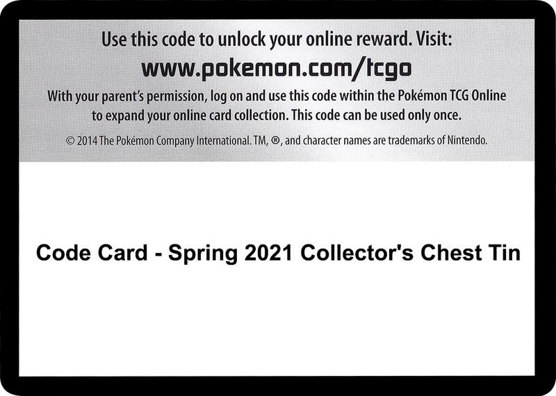 Code Card - Spring 2021 Collector's Chest Tin