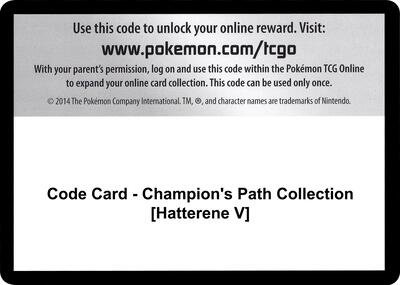 Code Card - Champion's Path Collection [Hatterene V]