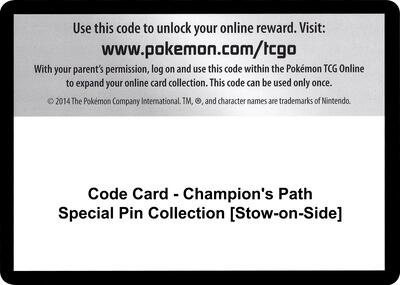Code Card - Champion's Path Special Pin Collection [Stow-on-Side]
