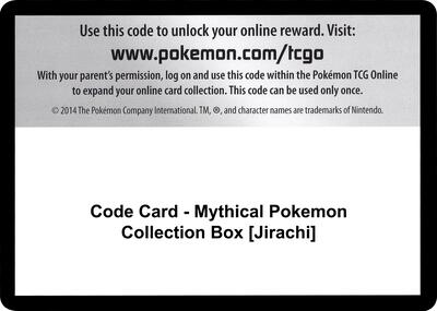 Code Card - Mythical Pokemon Collection Box [Jirachi]