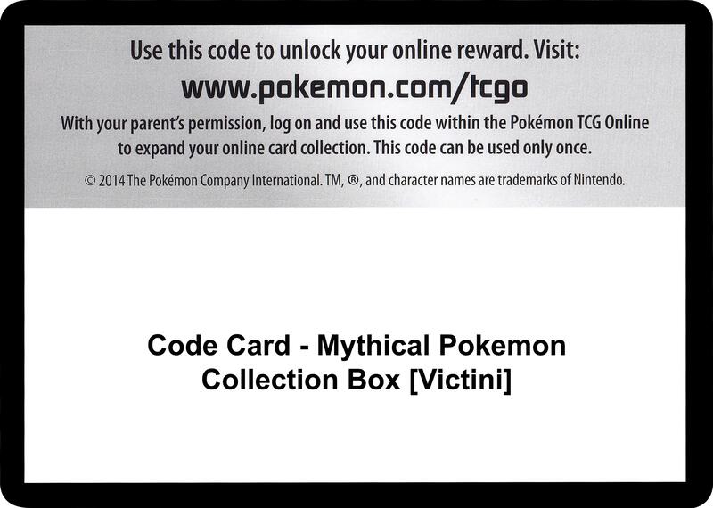 Code Card - Mythical Pokemon Collection Box [Victini]
