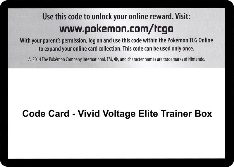 Code Card - Vivid Voltage Elite Trainer Box