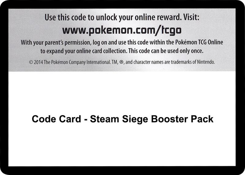 Code Card - Steam Siege Booster Pack