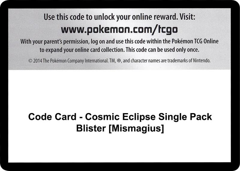 Code Card - Cosmic Eclipse Single Pack Blister [Mismagius]