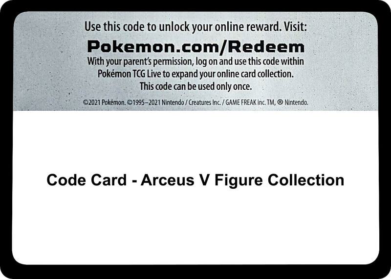 Code Card - Arceus V Figure Collection