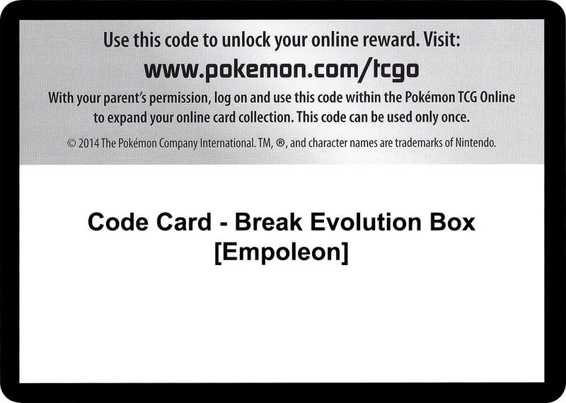 Code Card - Break Evolution Box [Empoleon]
