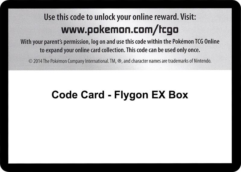 Code Card - Flygon EX Box