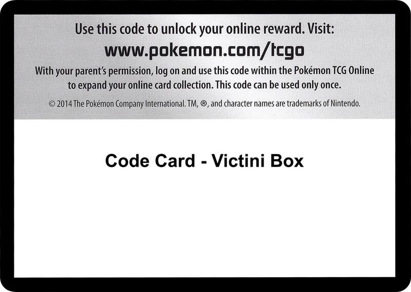 Code Card - Victini Box