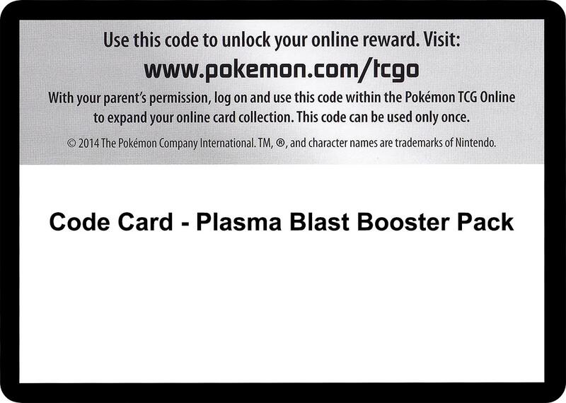 Code Card - Plasma Blast Booster Pack