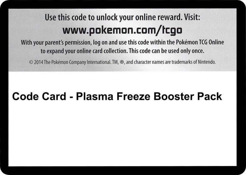 Code Card - Plasma Freeze Booster Pack