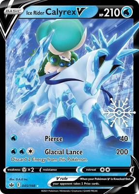 Ice Rider Calyrex V - 045/198 (Holiday Calendar)