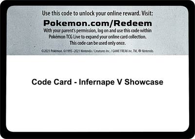 Code Card - Infernape V Showcase