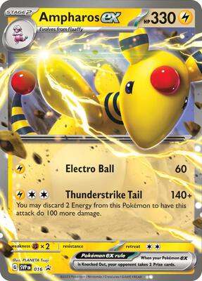 Ampharos ex - 016