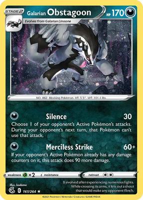 Galarian Obstagoon (Cosmos Holo)
