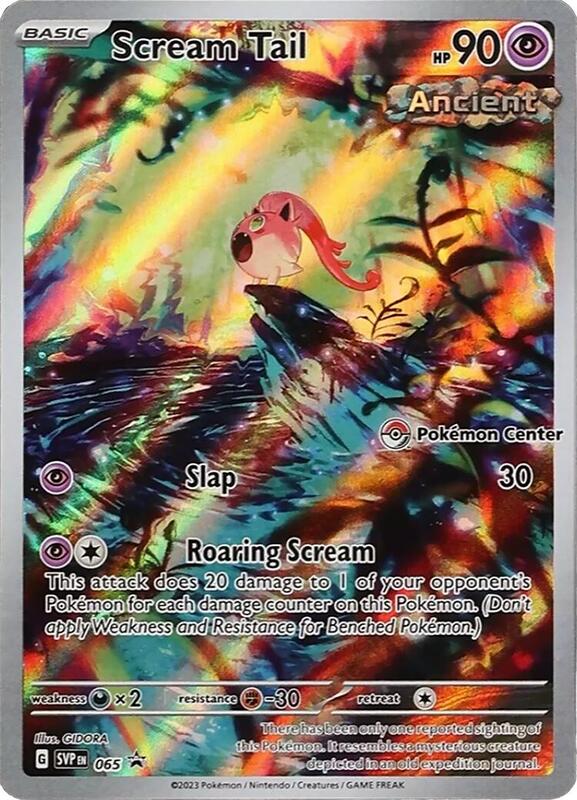 Scream Tail - 065 (Pokemon Center Exclusive)