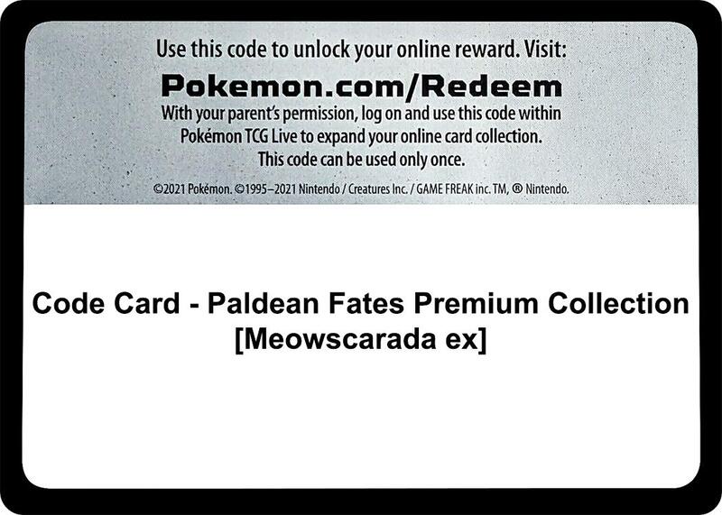 Code Card - Paldean Fates Premium Collection [Meowscarada ex]