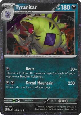 Tyranitar - 135/193 (Cosmos Foil)