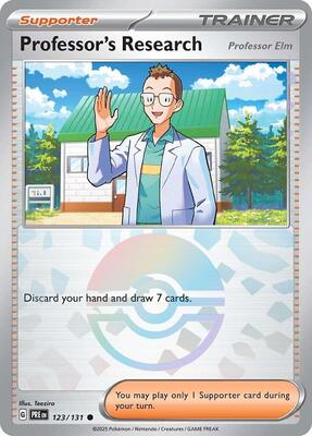 Professor's Research [Professor Elm] (Poke Ball Pattern)