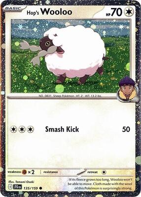 Hop's Wooloo - 135/159 (Cosmos Holo)