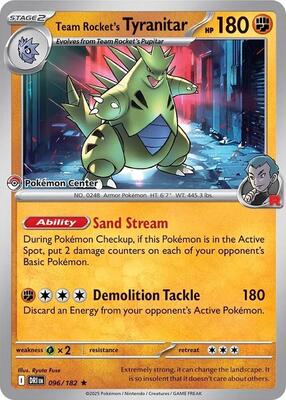 Team Rocket's Tyranitar (Pokemon Center Exclusive)