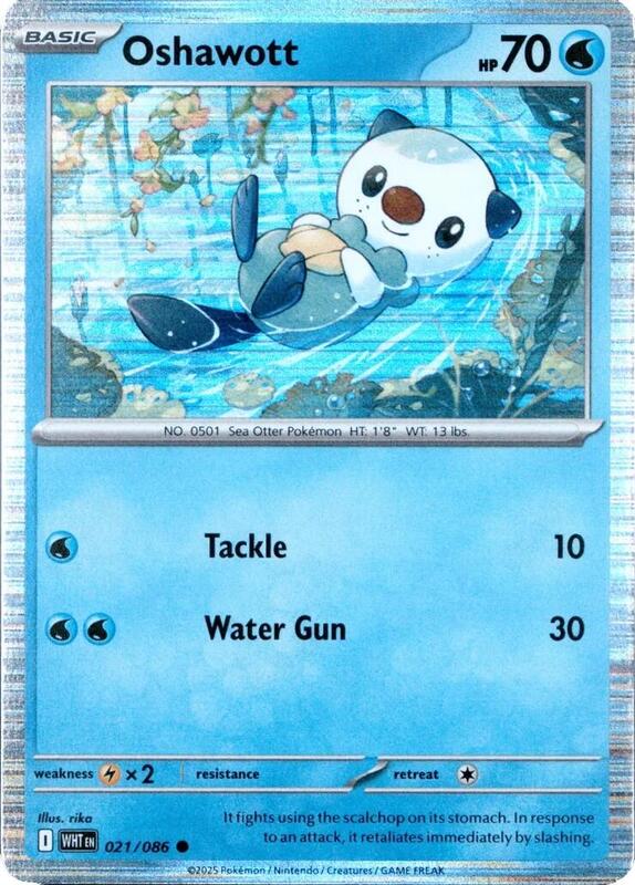 Oshawott - 021/086 (Unova Poster Collection)