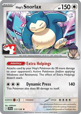 Hop's Snorlax - 117/159