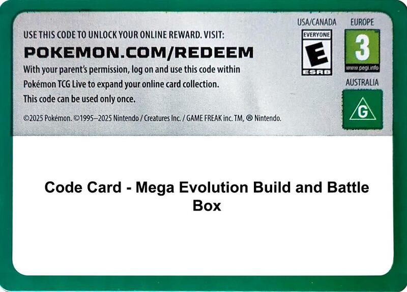 Code Card - Mega Evolution Build and Battle Box