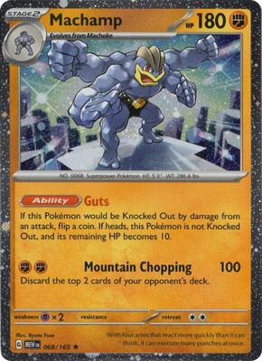 Machamp 068/165 (Cosmos Holo)