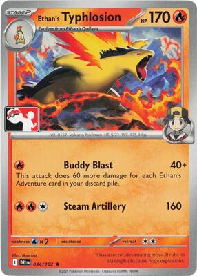 Ethan's Typhlosion - 034/182