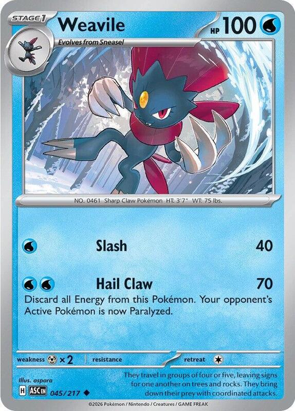 Weavile - 045/217