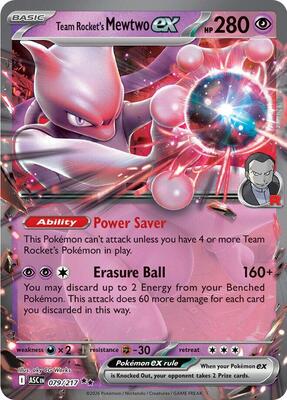 Team Rocket's Mewtwo ex - 079/217
