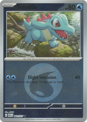 Totodile (Energy Symbol Pattern)