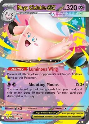 Mega Clefable ex - 072