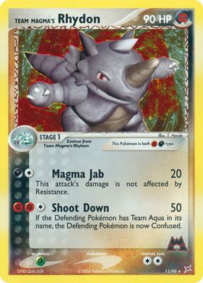 Team Magma's Rhydon - 11/95
