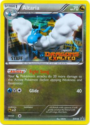Altaria - BW48 (Prerelease) [Staff]